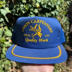 Vintage New Era Union Carpenters hat